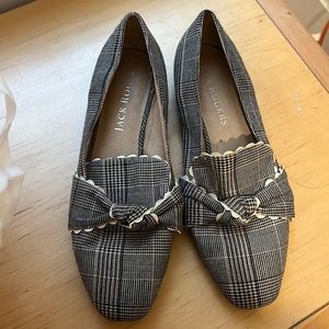 Plaid flats